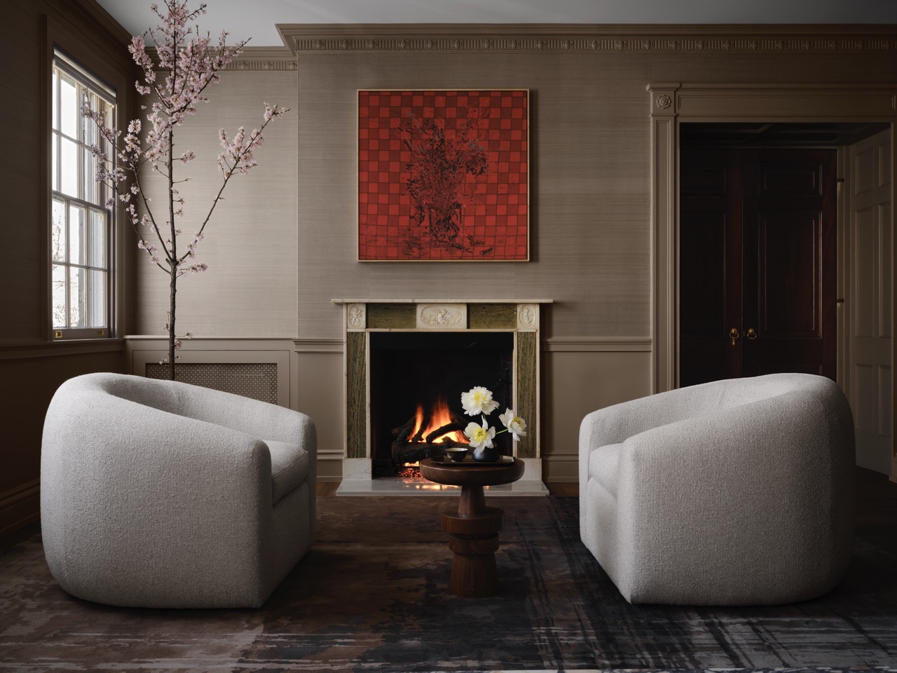 Formal parlor at Imari Georgetown private estate